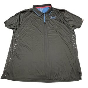 Sonic Drive-In Polo‎ Shirt Men 5XL Black Blue Embroidered Restaurant Uniform Top